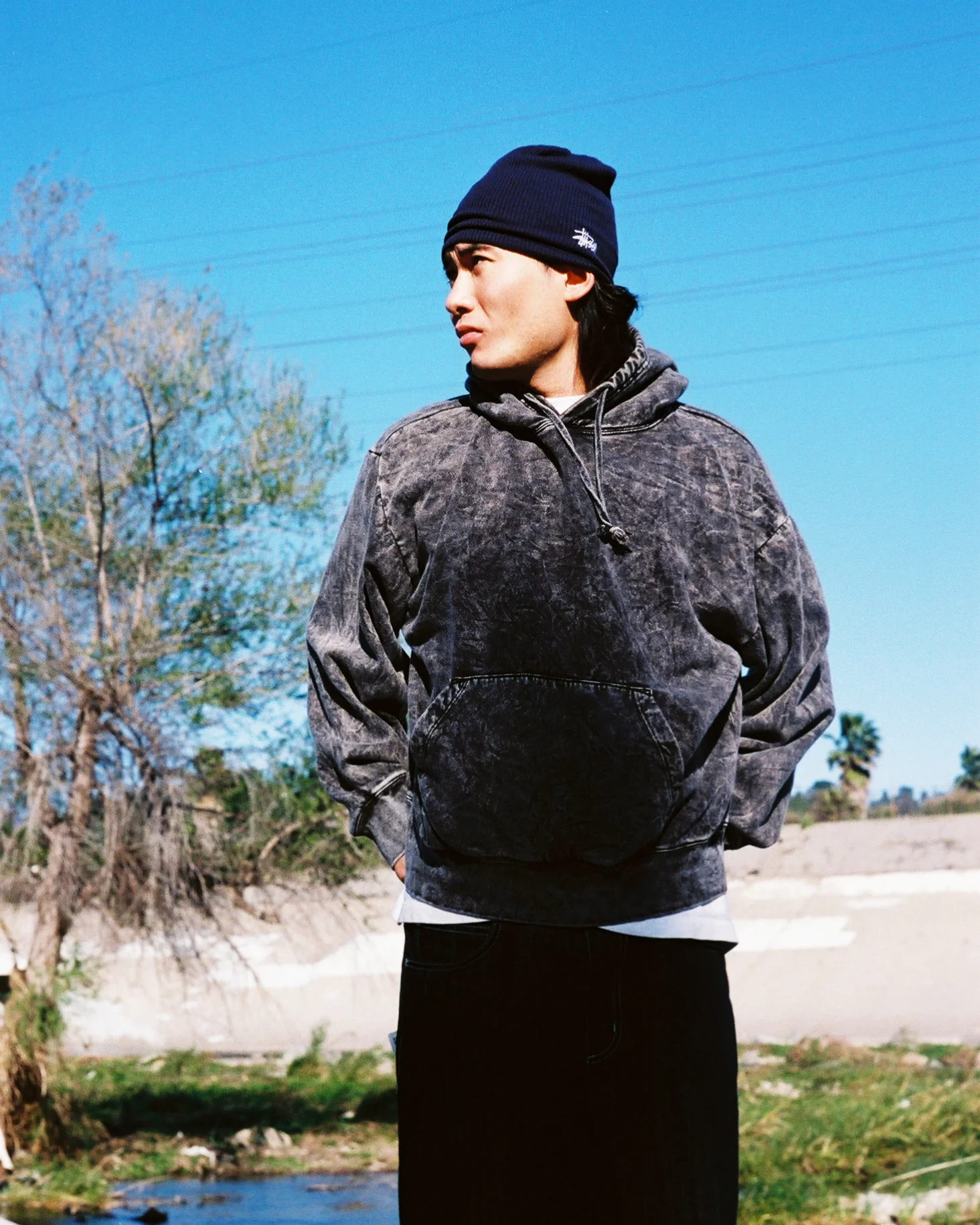 Acid Wash Park Hoodie - Image 2