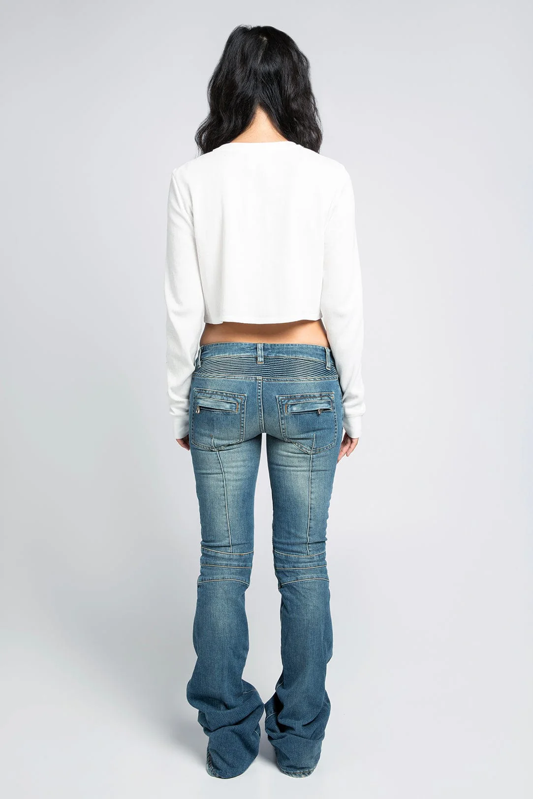 Cropped Thermal Longsleeve Tee - Image 12