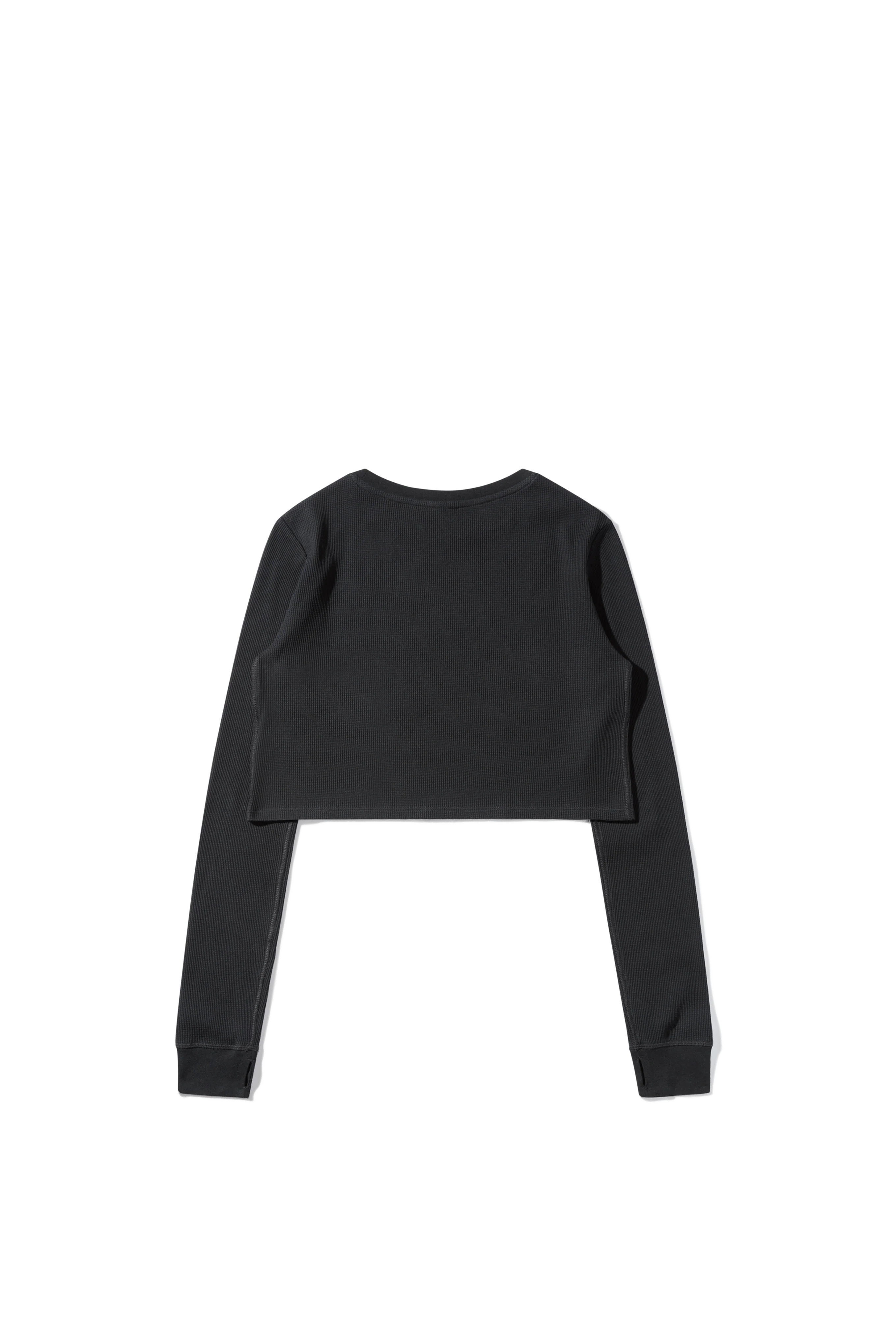 Cropped Thermal Longsleeve Tee - Image 3